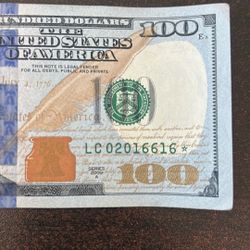 $100 Bill - STAR NOTE