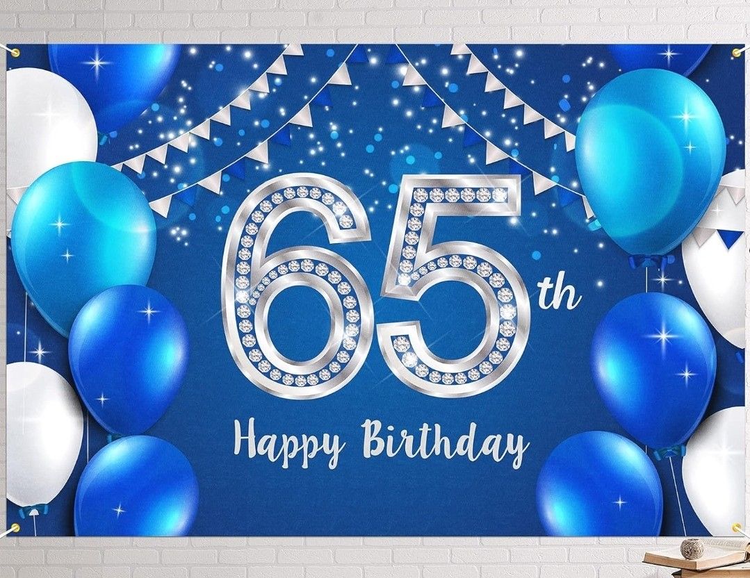 65th Birthday Sign