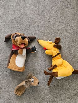 Puppets lot of 3