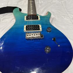 PRS SE Custom 24 Sapphire Fade Electric Guitar