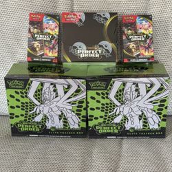 Pokemon Center Perfect Order ETB, Booster Box And Bundle 