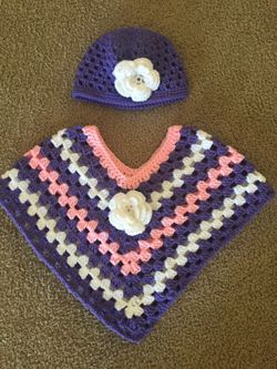 Crochet 2T poncho