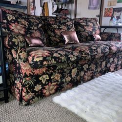 Vintage Floral Sofa