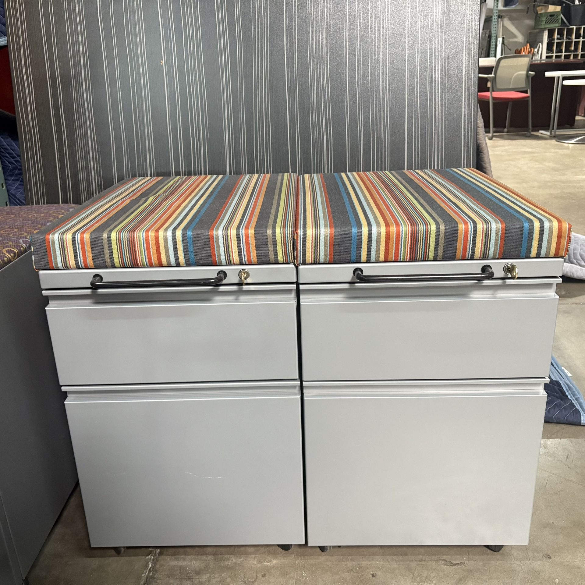 File Cabinet, Box file Pedestal, Mobile Cushioned Seat 