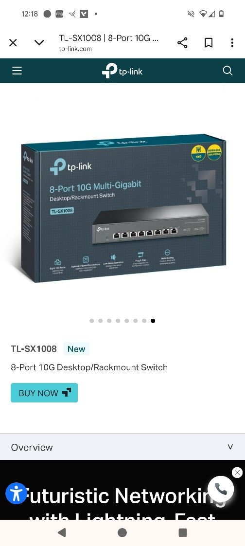 Tp Link 8 port 10 Desktop Switch