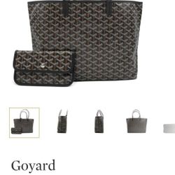 Goyard Tote Bag  With Clutch