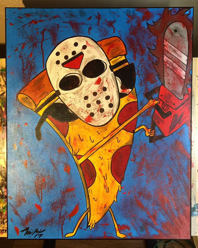 Pizza Steve Cartoon Network 22x30 painting for Sale in Henderson, NV -  OfferUp