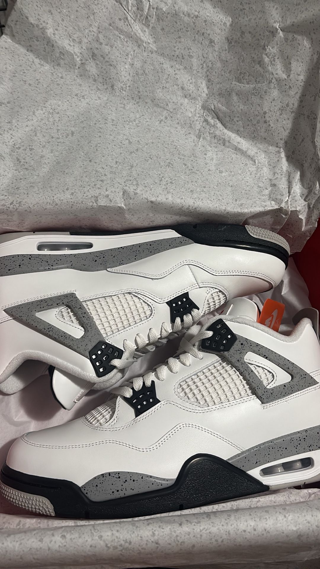 Air Jordan 4 White Cement
