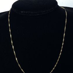 $200 Yellow Gold Twisted Necklace