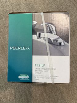 Peerless Single-Handle Center-set Bathroom Faucet 