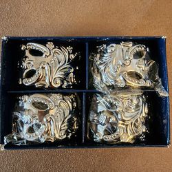 Godinger Baroque Set Of 4 Napkin Rings