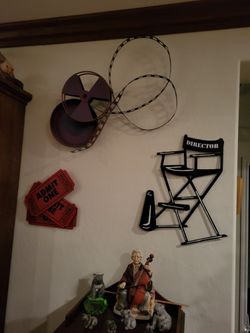 Metal music art set a five large , perfect heavy