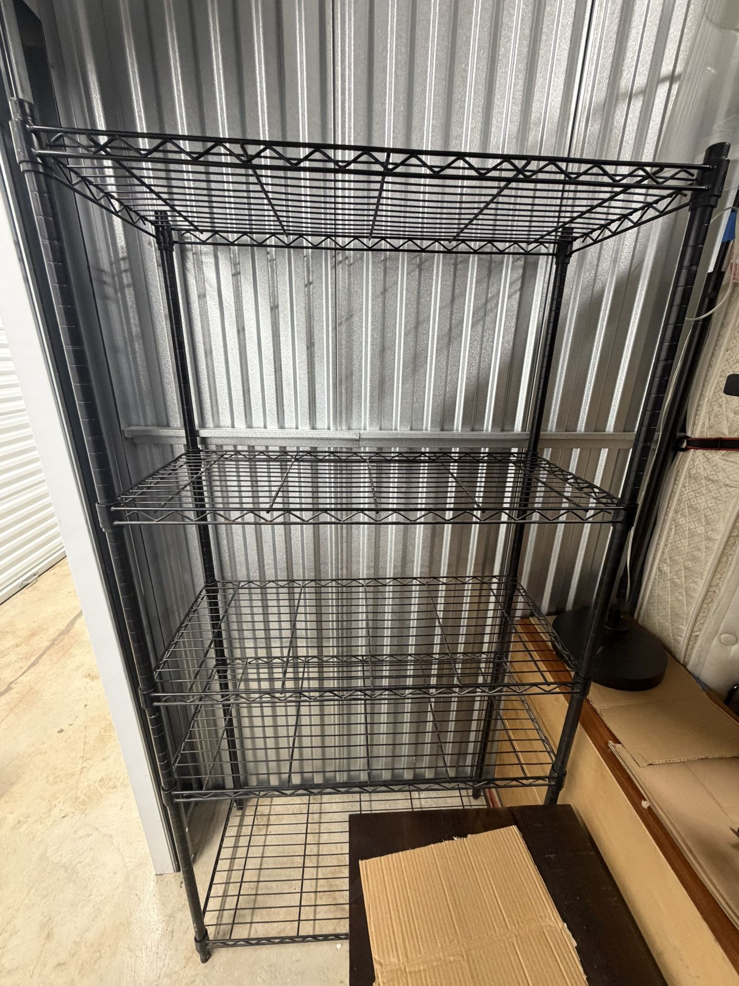 HDX 5 Tier Adjustable Metal Shelves