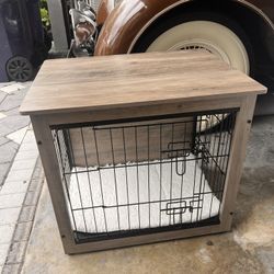 Wooden Dog Crate 