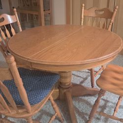 Kitchen table with four chairs