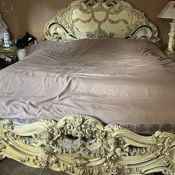 King Full master bedroom French Cherub Rose