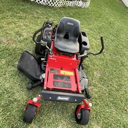 Zero turn runs great just got serviced