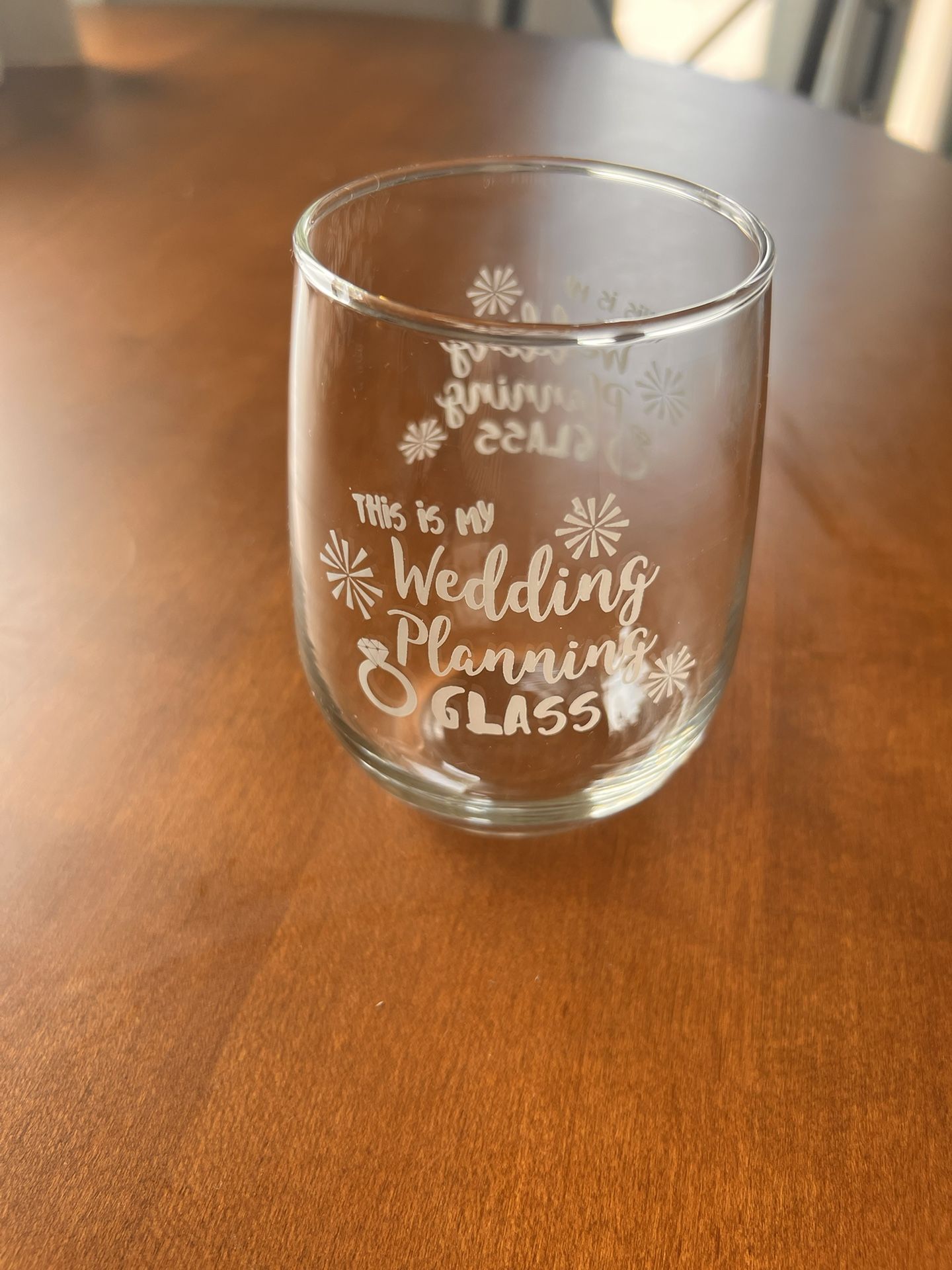 Wedding Planning Wine Glass
