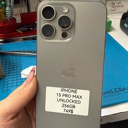 iPhone 15 pro max unlocked 256gb