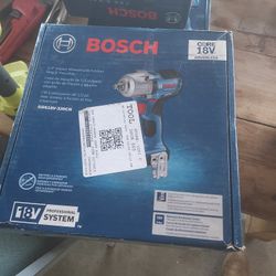 Bosch 18-volt Variable Speed Brushless 1/2-in
square Drive Cordless Impact Wrench
5
M
T BOSCH