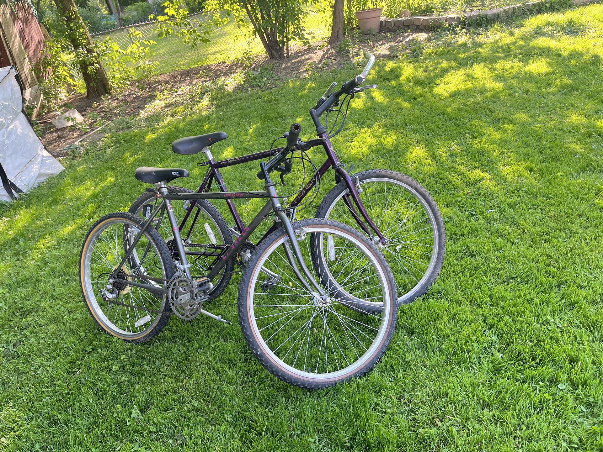 2 Mountain Bikes $120 Each  26” Wheels 