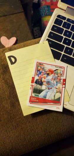 Matt carpenter baseball card