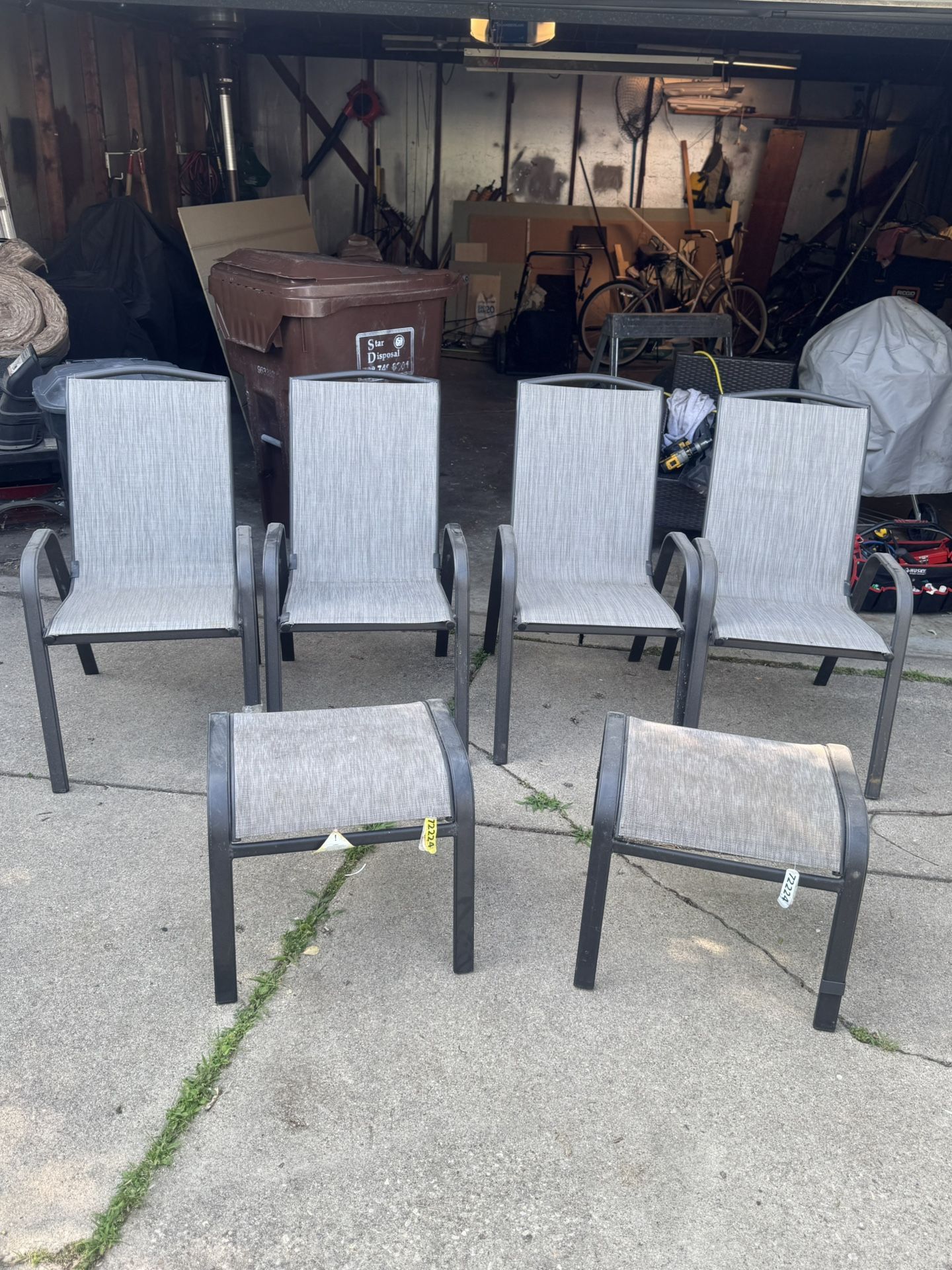 Patio Chairs With Footstools