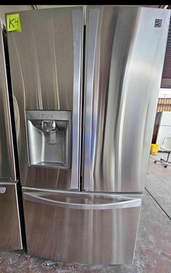 Kenmore 3-Door Fridge with IceMaker, Stainless Steel