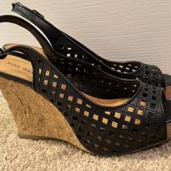 Nine West Wedge Sandals - 7