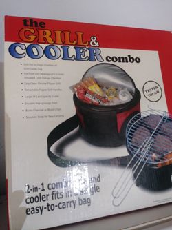 New Grill/cooler camping combo