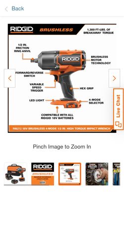 18V Brushless Cordless 1/2 in. High-Torque Impact Wrench Kit with 4.0 Ah Battery and Charger