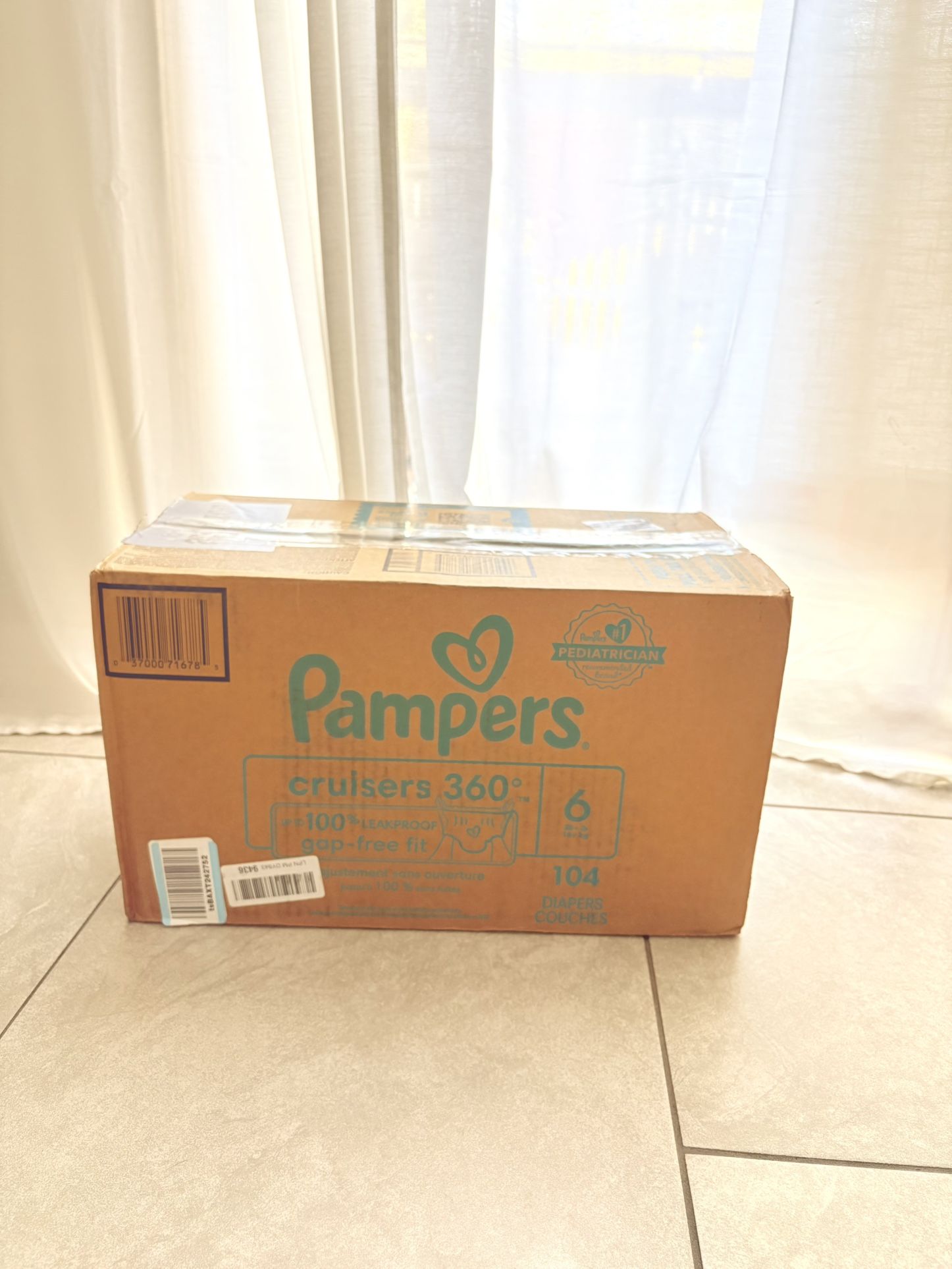 Price It’s Firm*** Pampers Diapers - Cruisers 360 - Size 6, 104