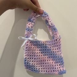 Mini Crochet Mesh Handbag