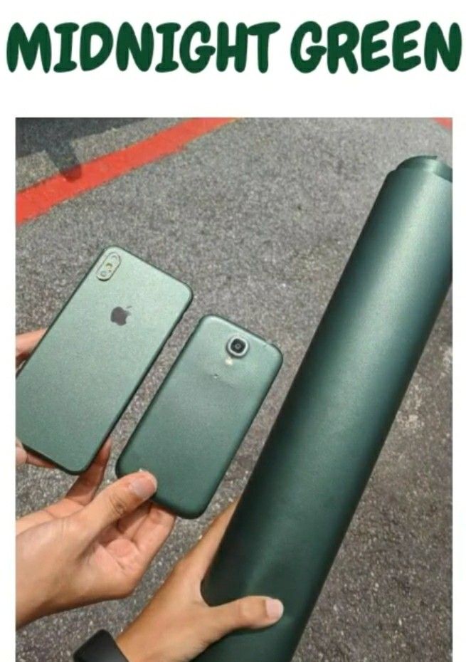 Midnight Green Custom mobile skin wrap ultra thin phone sticker skin for iphone 8 8P 6s 6s 7P 11