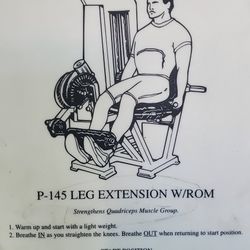 leg extension machine 