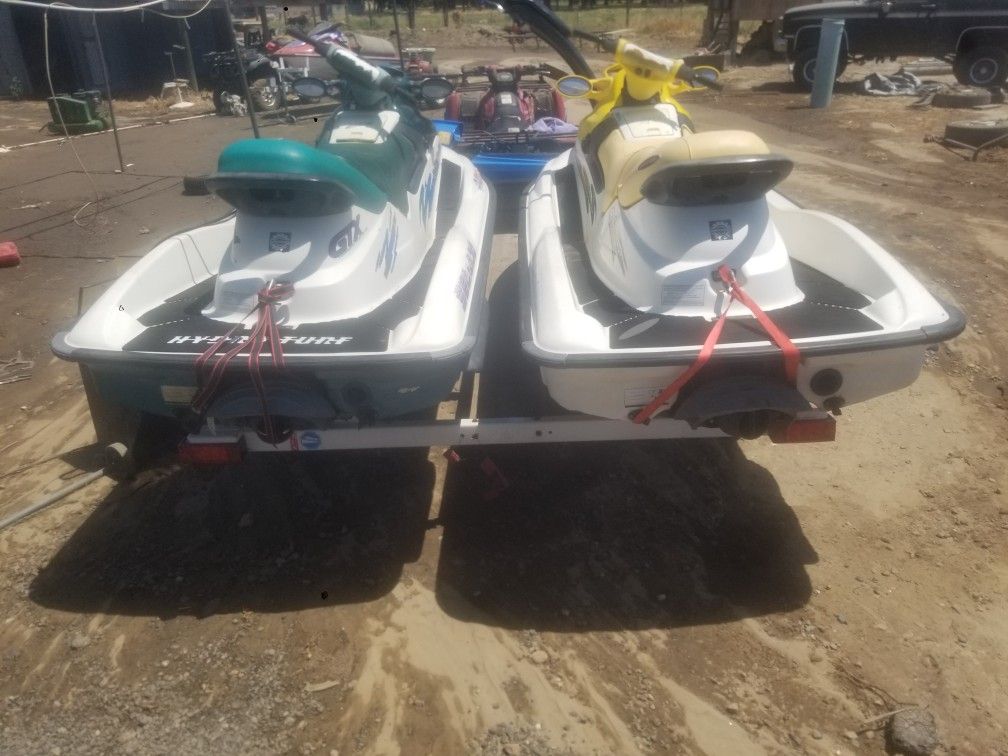 97 Seadoo Gti And Gtx With Trailer for Sale in Ceres, CA OfferUp