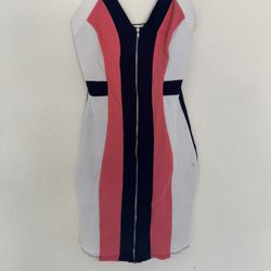 Colorblock Sleeveless Dress