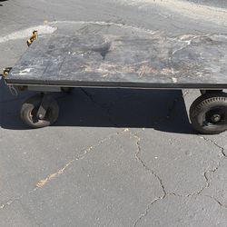 Rolling steel cart