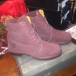 Timberland boot burgundy limited release