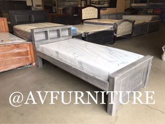 Twin Bed and Memory Foam Mattress