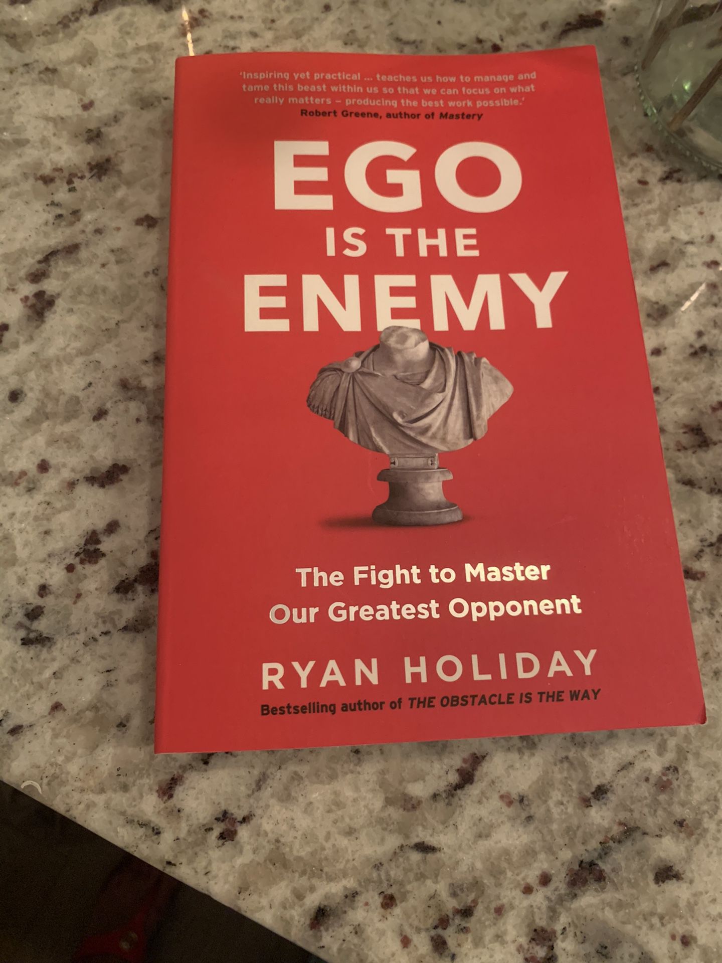 Ego is the enemy book Ryan holiday