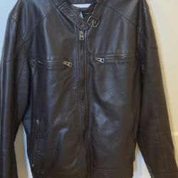 Goodfellow M Dark Brown Leather Jacket