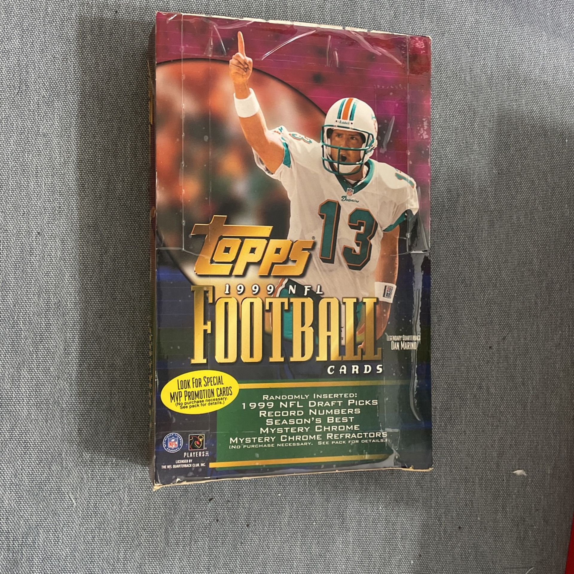 1999 Topps NFL Football Cards Full Boxes 24 Packs 16 Cards Per Pack