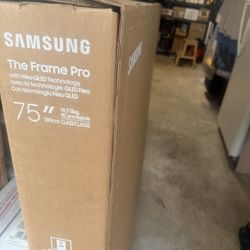 75” Samsung frame 