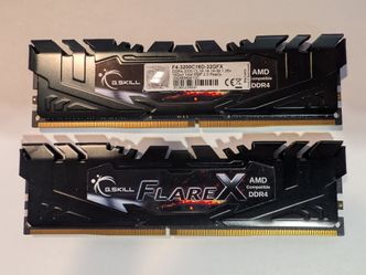 G.Skill (gskill) Flare X DDR4 3200 (2x16 GB) 32 GB total - READ ENTIRE POST