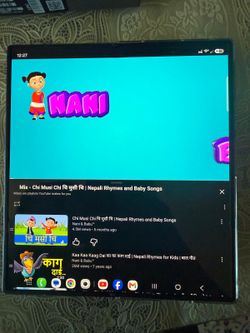 Samsung Galaxy Z Fold7 256GB (Unlocked) - Blue Shadow + 13 month remaining transferrable protection plan  & Case!