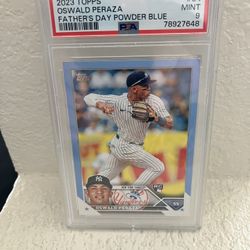 2023 Topps Oswald Peraza  #rd 06/50 Mint 9