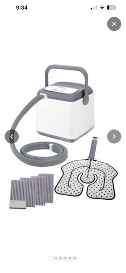Cold Therapy System, Pain Relief for Post-Surgery Recovery, Programmable Ice Therapy Machine, Continuous Cryotherapy, Universal Pad for Knee, Ankle, C
