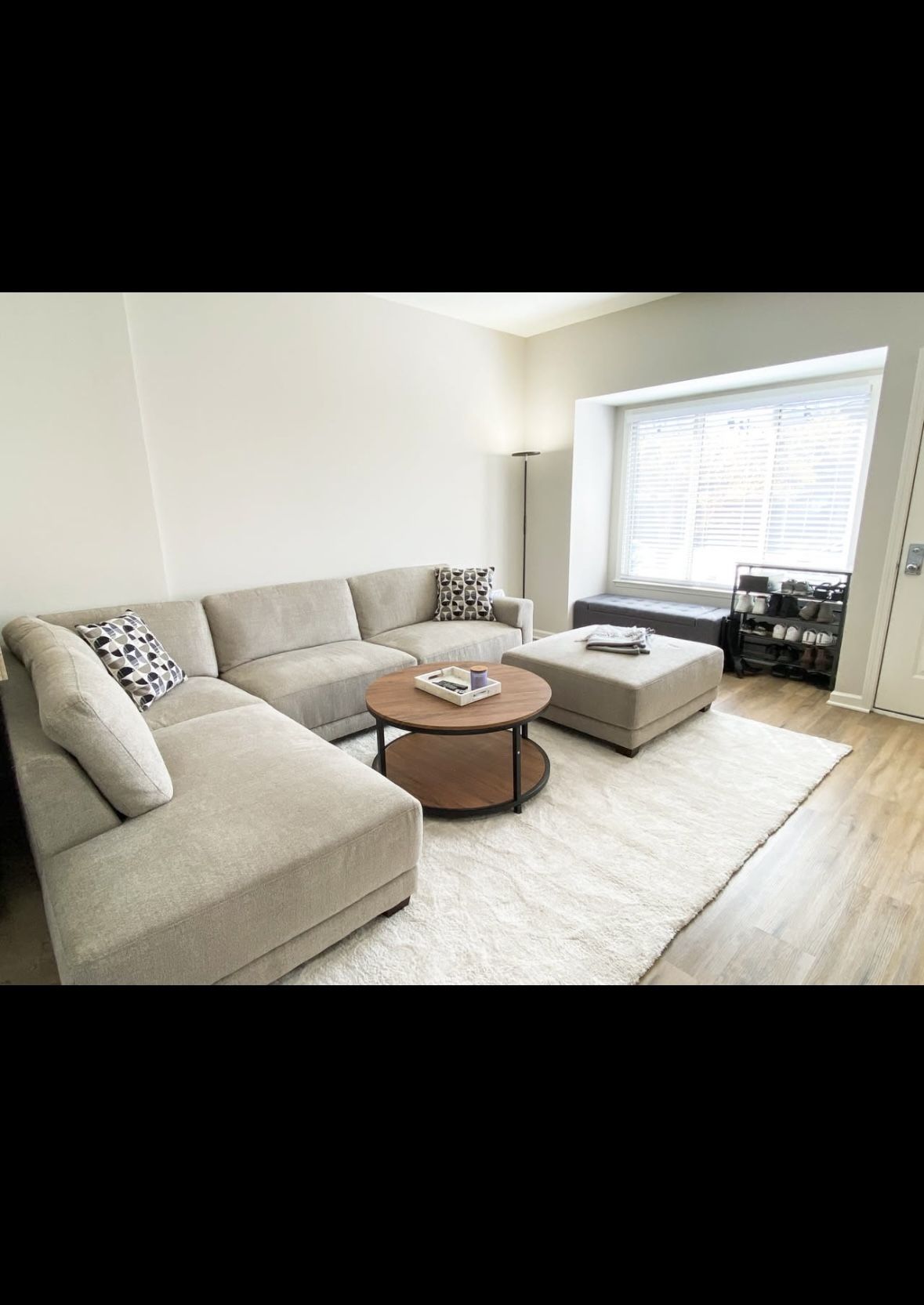 Sectional & Coffee Table 