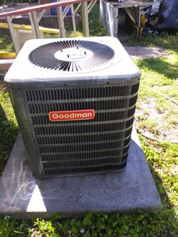 2 ton Goodman condenser installed